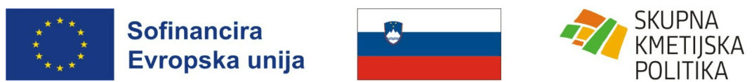 Sofinancira Evropska unija, Republika Slovenija in Skupna kmetijska politika